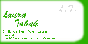 laura tobak business card